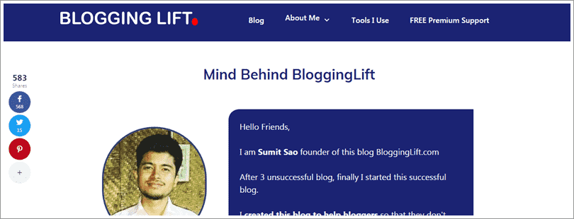 blogging lift