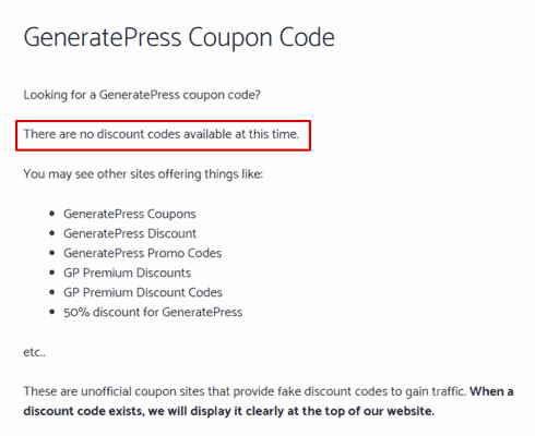 generatepress coupon code