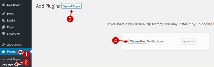 install wordpress plugin