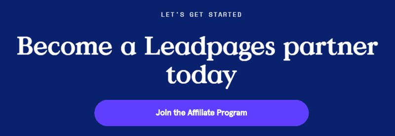leadpages affiliate program review