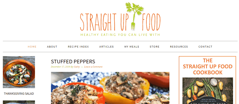 foodie pro theme examples straight up food